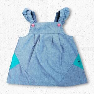 VTG 80s Disney Winnie the Pooh Colorblock Dress Size 2T